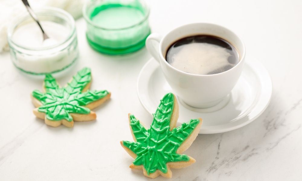 Cannabis Cookies And Tea For Bedtime